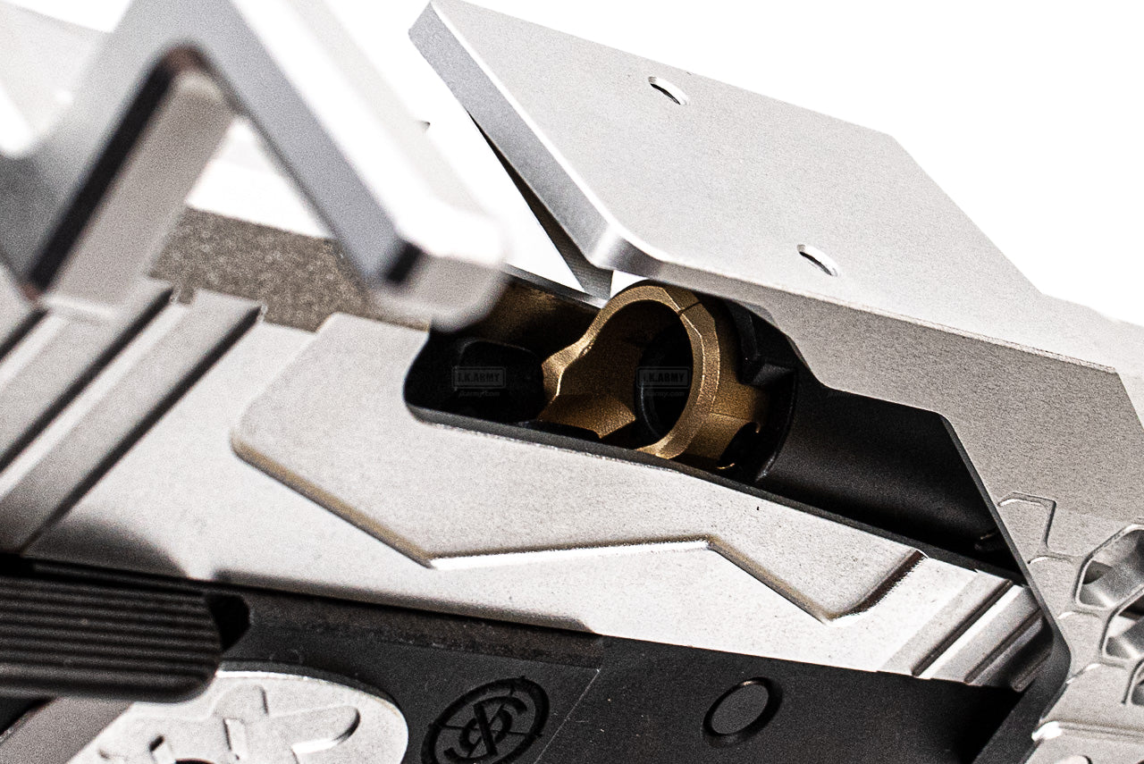 SAVIA CNC Hi-Capa Type 1 Race Gun GBB Pistol Airsoft ( Silver )