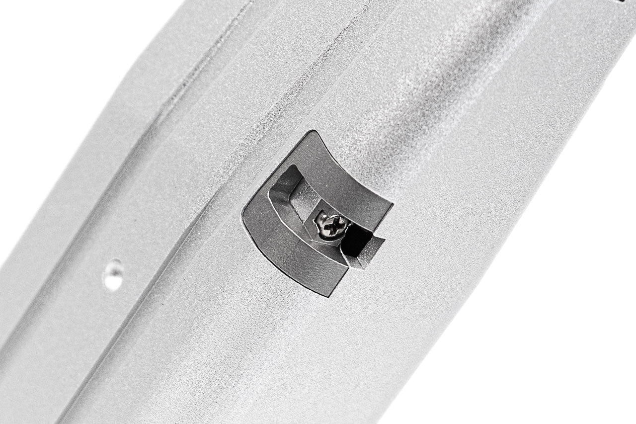 SAVIA Aluminum 170mm 40 Rounds Magazine For Marui TM Hi-Capa GBBP Series ( Silver )