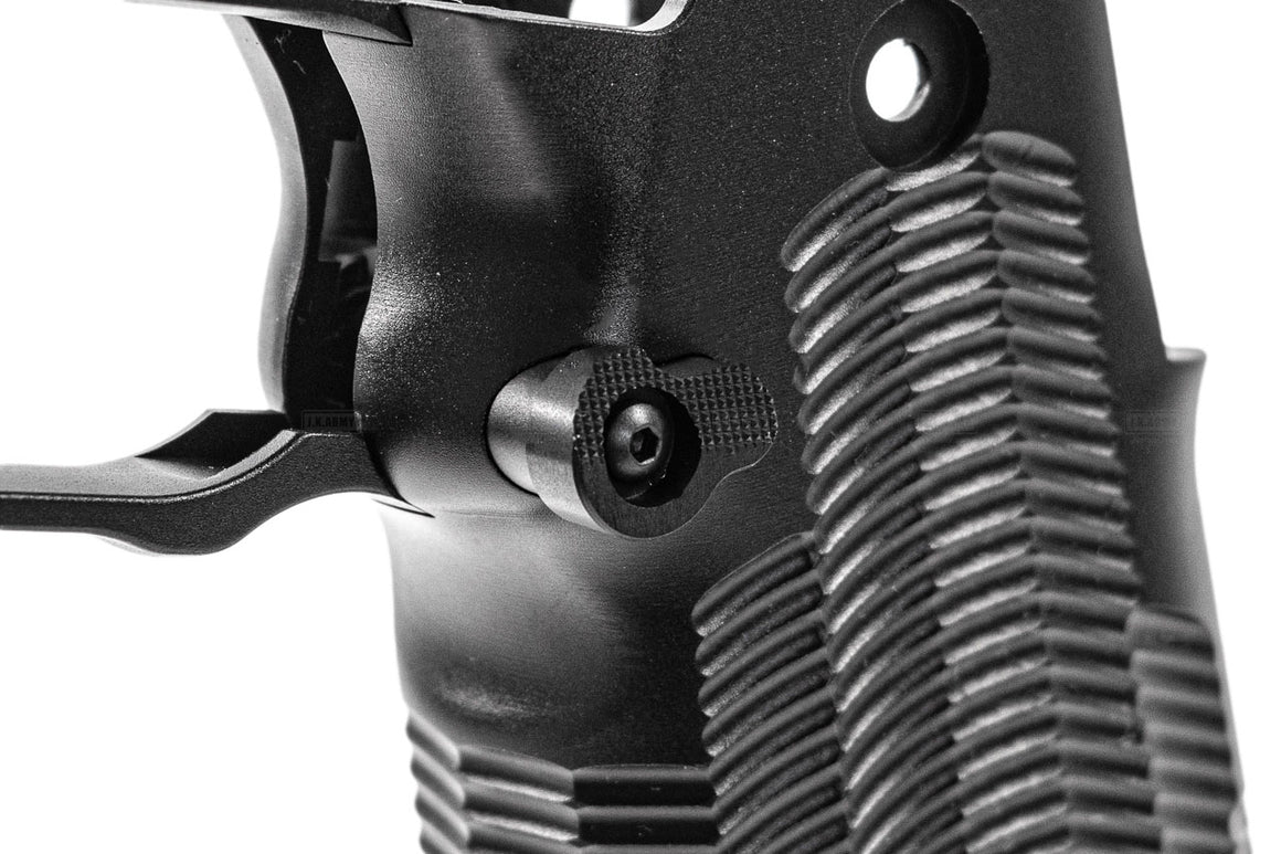 SAVIA CNC Aluminum Type 4 Grip For Marui TM Hi-Capa GBBP Series -Silver