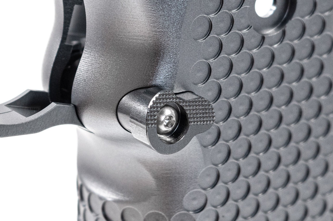 SAVIA CNC Aluminum Type 5 Grip For Marui TM Hi-Capa GBBP Series -Silver