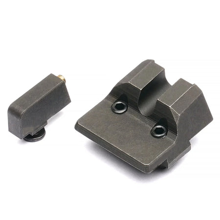 LAV Style Steel Sight Set for Marui / WE G Series / Umarex VFC Glock G19X / G45 / G17 Gen5 / G19 Gen4 Series - TM / WE Spec