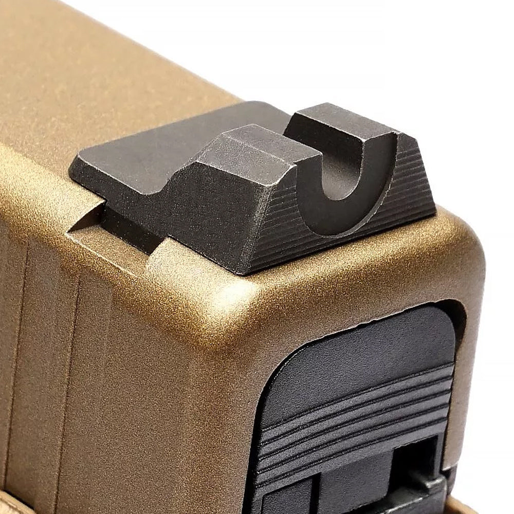 LAV Style Steel Sight Set for Marui / WE G Series / Umarex VFC Glock G19X / G45 / G17 Gen5 / G19 Gen4 Series - TM / WE Spec