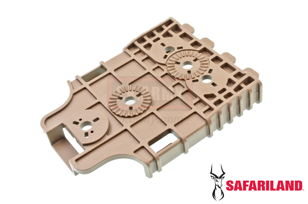 Safariland Model 6004-22 Quick Locking System - Receiver Plate ( QLS 22 ) ( FDE )