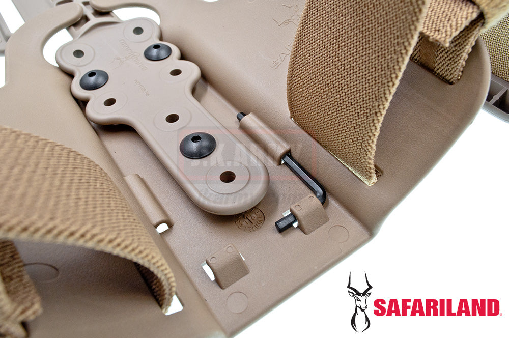 Safariland Model 6004-25 Single Strap Leg Shroud with Drop Flex Adapter ( DFA )-55