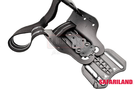 Safariland Model 6004-27 Single Strap Leg Shroud with Drop Flex Adapter ( DFA ) & QLS 22-FDE