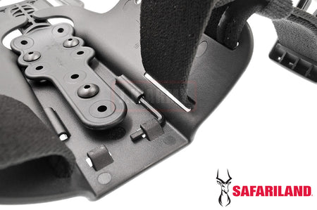 Safariland Model 6004-27 Single Strap Leg Shroud with Drop Flex Adapter ( DFA ) & QLS 22-FDE