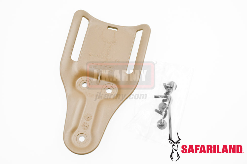 Safariland Model 6070UBL Mid-Ride Universal Belt Loop ( 2.25" Belt Width ) ( FDE )
