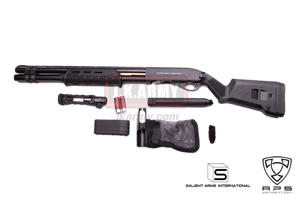 APS EMG SAI CAM870 Co2 Magnum Shell Shotgun Airsoft ( Licensed by SALIENT ARMS INTERNATIONAL ) ( SAI M870 )
