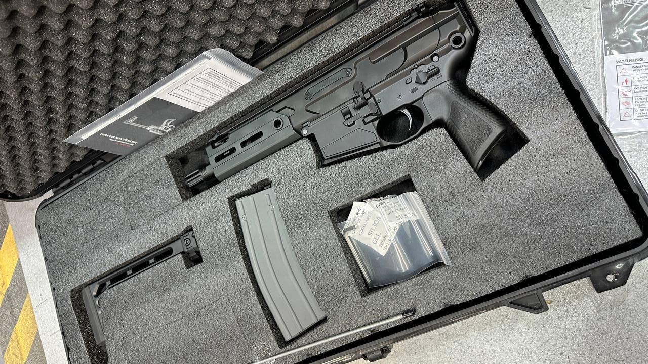 Salvo Precision Rattler 300BLK 5.5" MWS GBB Rifle Airsoft -Grey