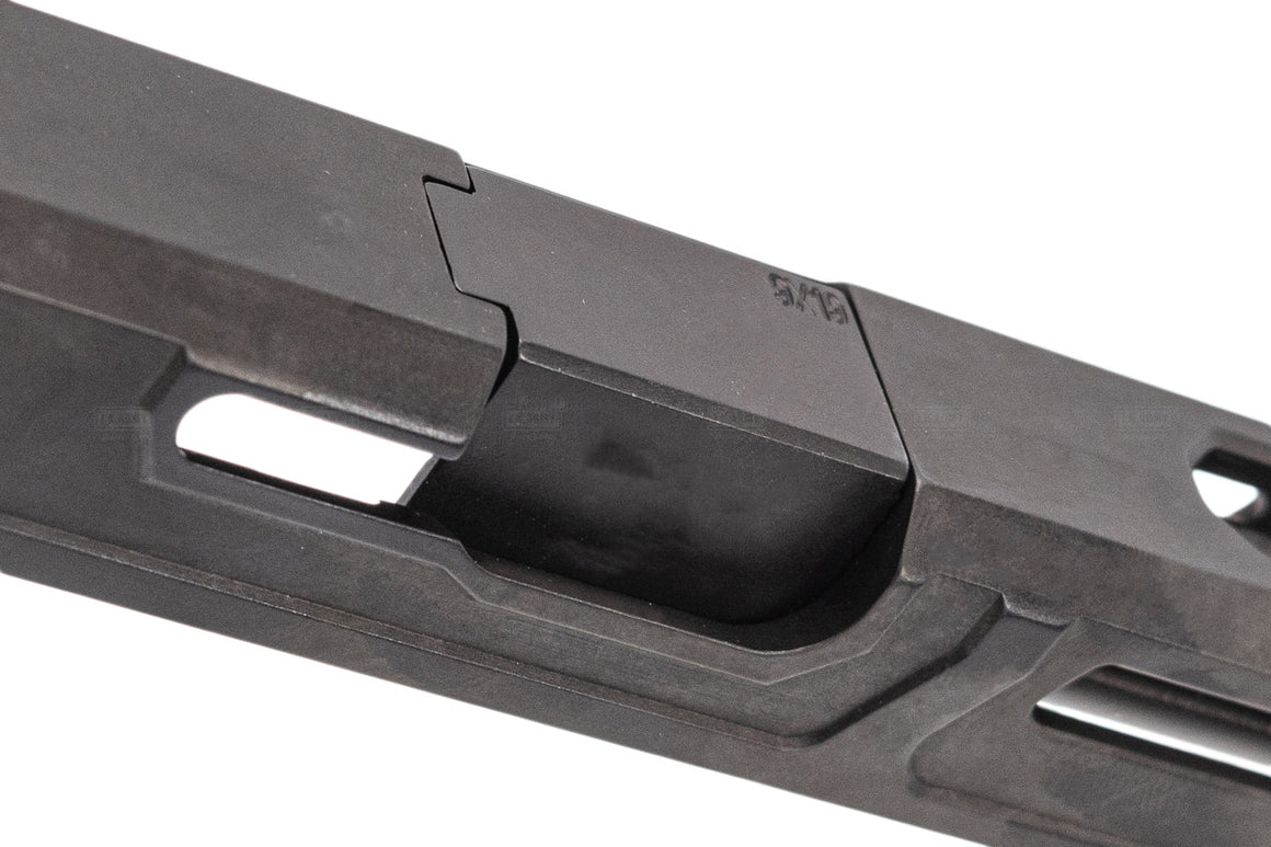 SAT CNC Steel G34 Loki Style Slide Set with Compensator For Marui TM G17 / G34 GBBP Series -Black