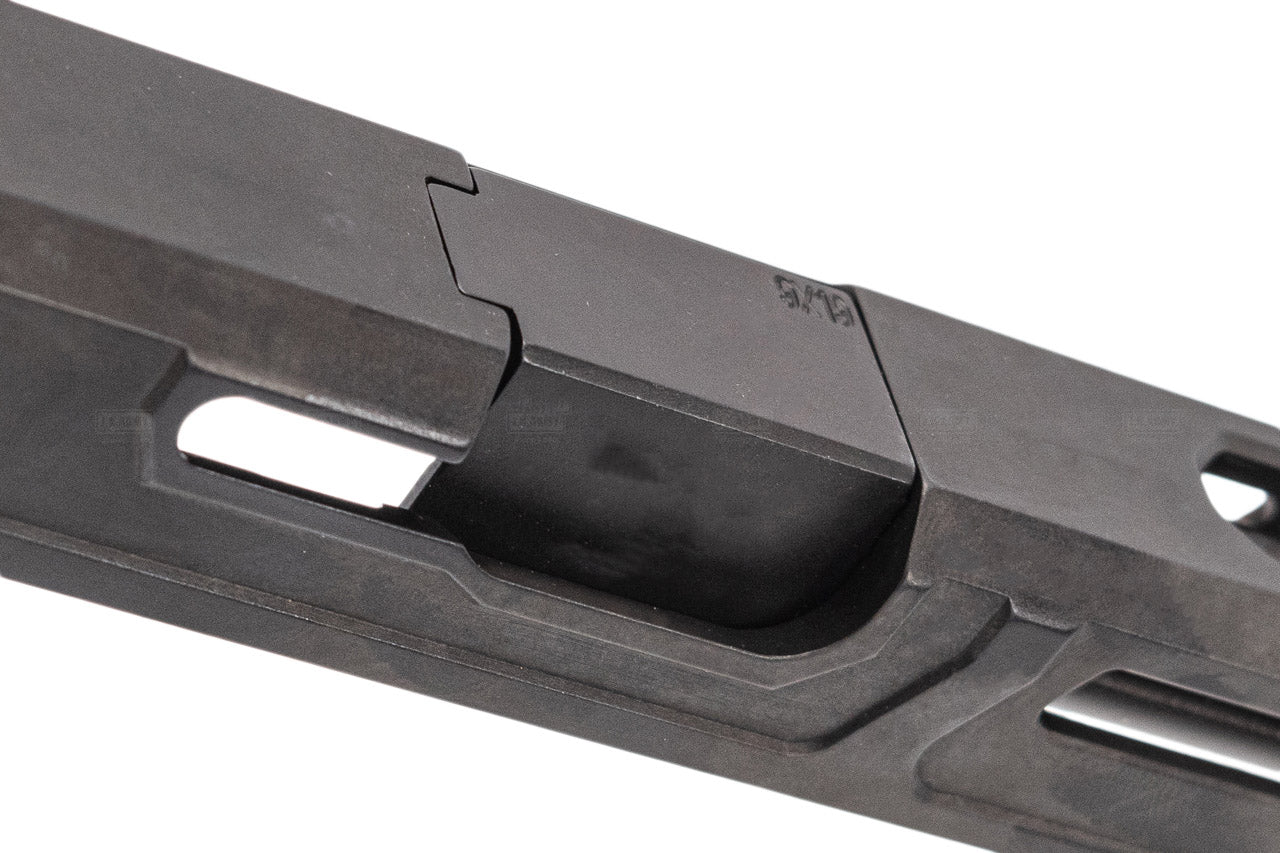 SAT CNC Steel G34 Loki Style Slide Set with Compensator For Marui TM G17 / G34 GBBP Series -Black