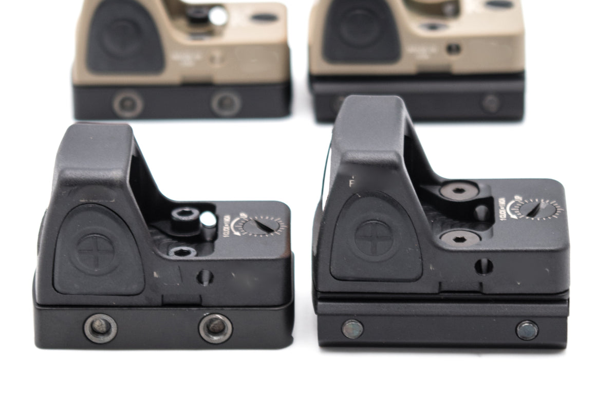 MF SOTAC Plastic Nylon Ver. Mini RMR CC Style Airsoft Red Dot with G Model Base Mount ( Miniature Reflex Sight )-Grey