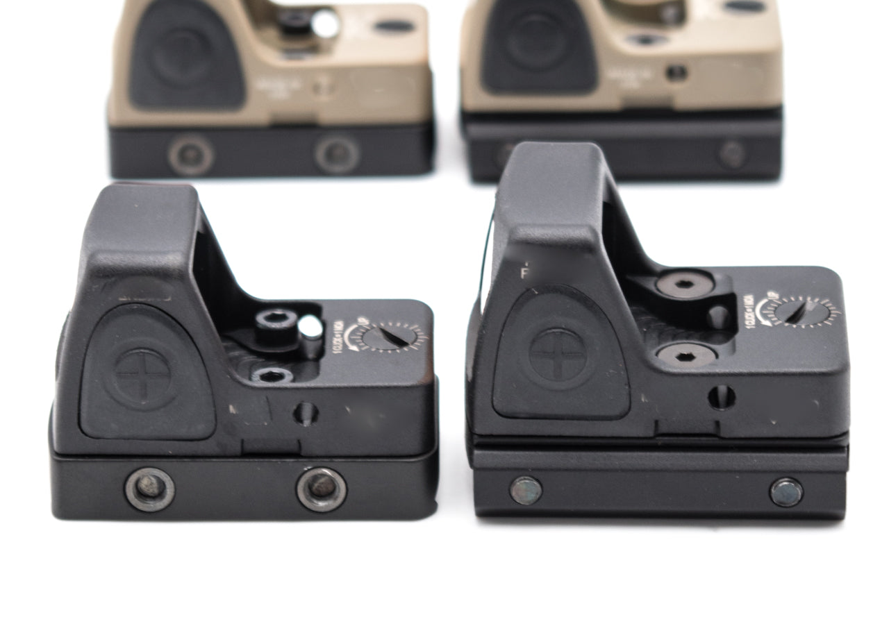 MF SOTAC Plastic Nylon Ver. Mini RMR CC Style Airsoft Red Dot with G Model Base Mount ( Miniature Reflex Sight )-Grey