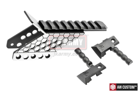 ARMORER WORKS AW Hi Capa 6Inch Dragon with Scope Mount & Cocking Handle Kit ( BK )