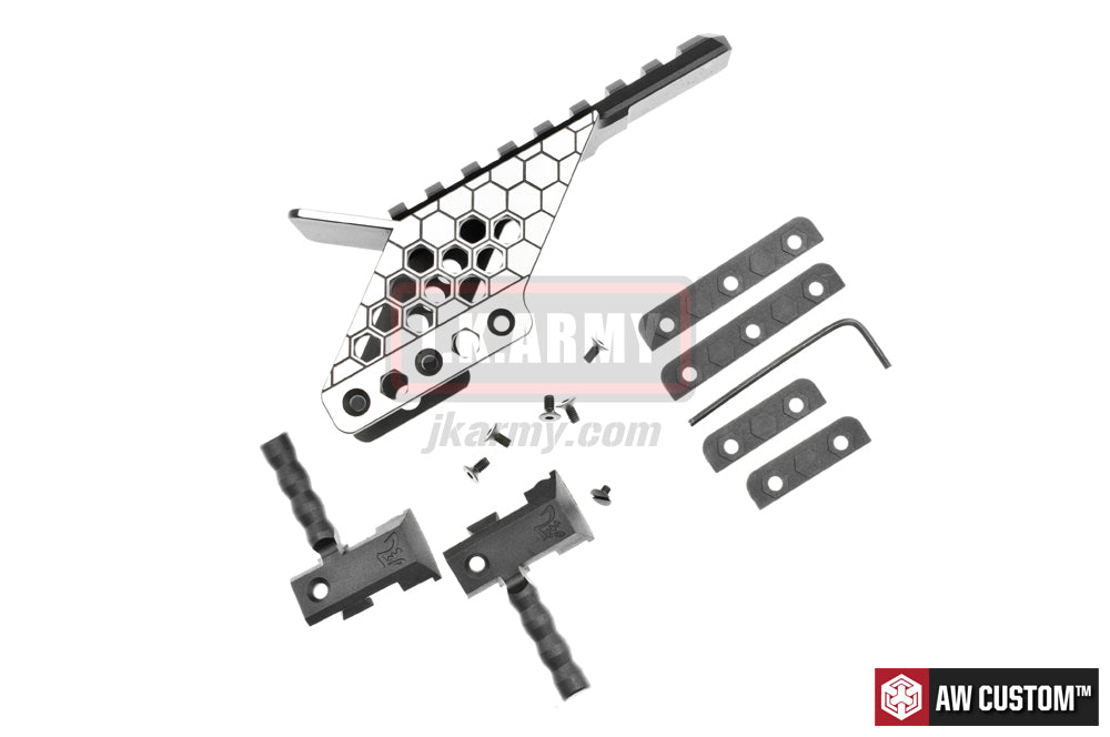 ARMORER WORKS AW Hi Capa 6Inch Dragon with Scope Mount & Cocking Handle Kit ( BK )