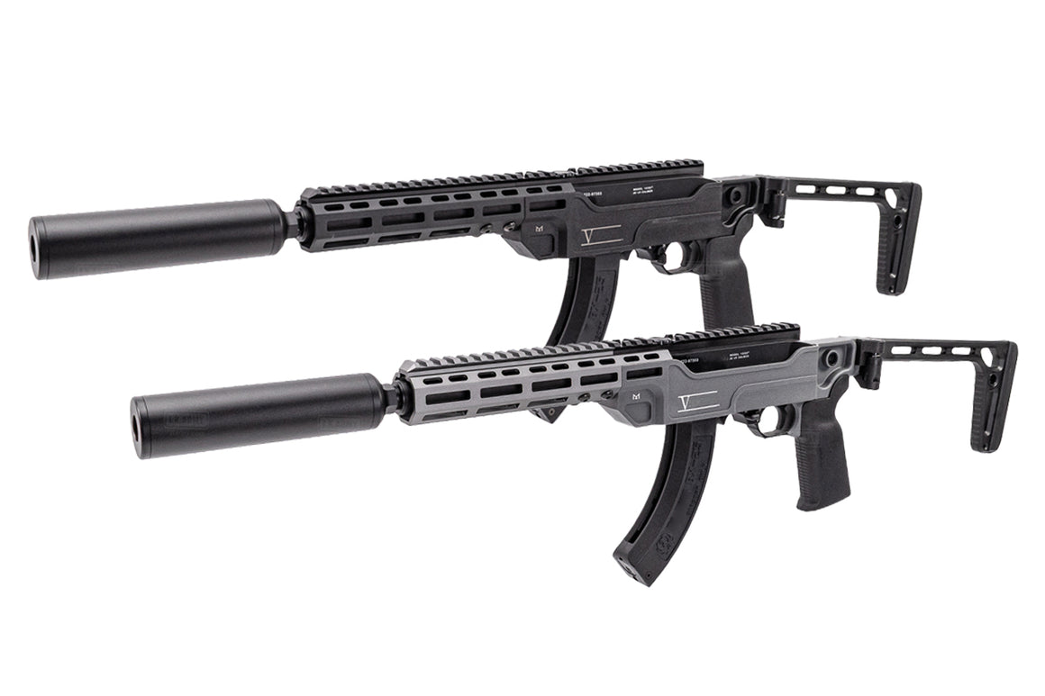 SEAL Airsoft KC02 B-TM Folding Stock GBB Rifle Airsoft ( With Barrel Extension ) -Grey