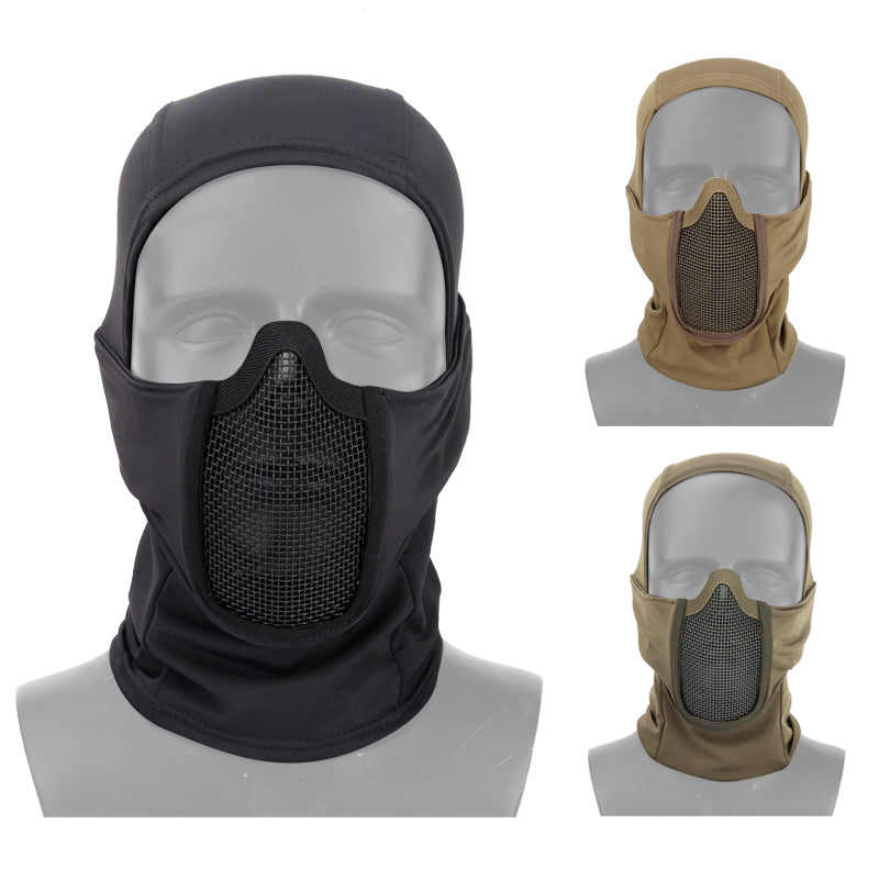 SFH Shadow Fighter Headgear Protective All-in-one Head Cover with Mask ( BK / OD / TAN / MC )-MC