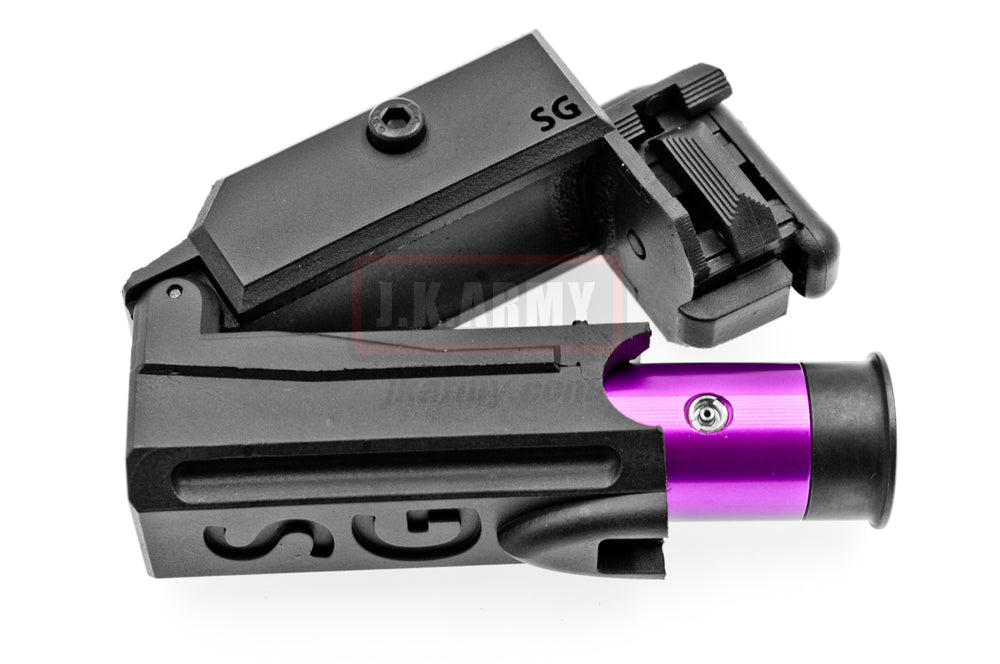 Show Guns SG Tactical 20mm Grenade Launcher ( BK ) extra 2pcs PPS Gas Metal Shell ( Kit A )