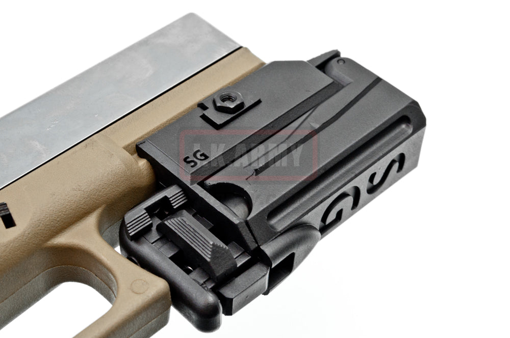 Show Guns SG Tactical 20mm Grenade Launcher ( BK ) extra 2pcs PPS Gas Metal Shell ( Kit A )