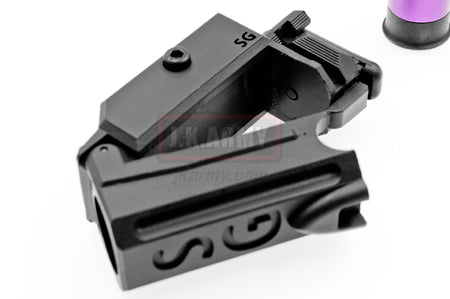 Show Guns SG Tactical 20mm Grenade Launcher ( BK ) extra 2pcs PPS Gas Metal Shell ( Kit A )