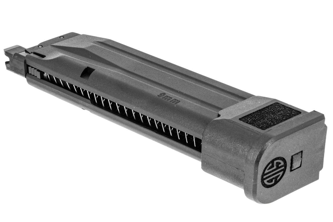 SIG AIR 25 Rds Magazine for P320 M17 M18 GBB ( Black ) ( Green Gas ) ( Licensed by SIG Sauer ) ( by VFC )