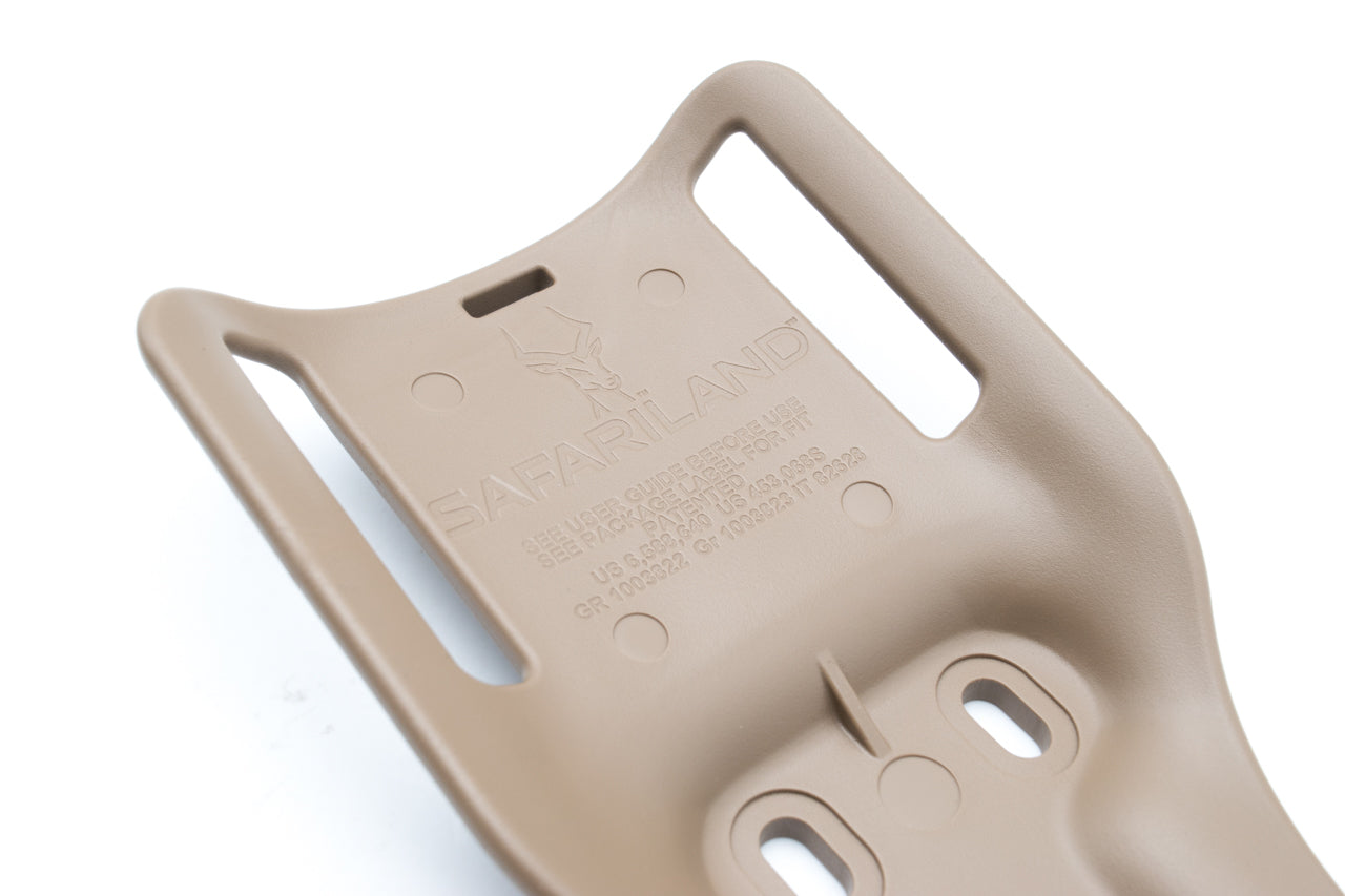 Safariland Model 6070 CUBL Slotted Mid-Ride Universal Belt Loop ( 2.25" Belt Width ) ( FDE )