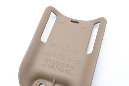 Safariland Model 6070 CUBL Slotted Mid-Ride Universal Belt Loop ( 2.0" Belt Width ) ( FDE )