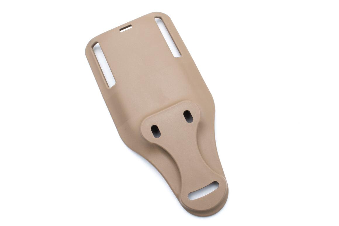 Safariland Model 6070 CUBL Slotted Mid-Ride Universal Belt Loop ( 2.25" Belt Width ) ( FDE )