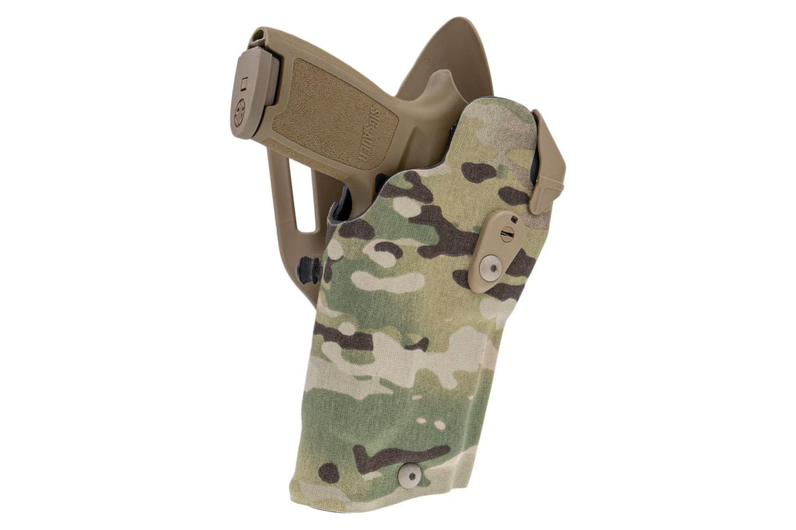 Safariland 6390 RDS ALS Mid-Ride Level I Retention Duty Holster for SIG P320 M17 with SF X300 / M3 / TLR-1 / APL Flashlight ( RMR / Docter Optic )-Black-RIGHT