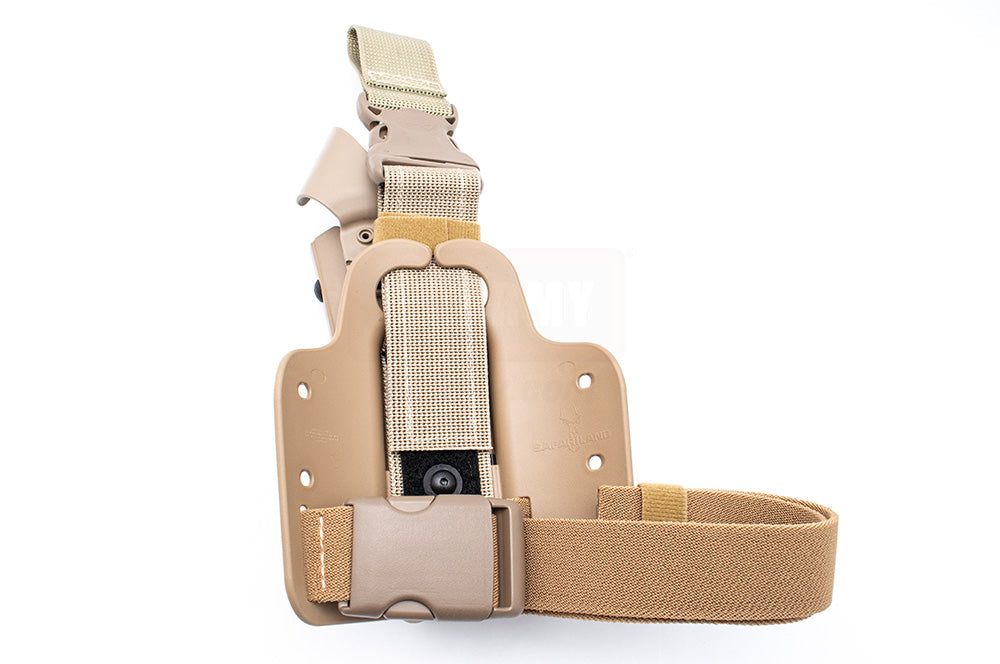 Safariland Model 7355 8325 ALS Holster for Glock 17 , 22 Gen 1-5 with SF X300 / M3 / TLR-1 / APL Flashlight-Dark Earth ( DE )