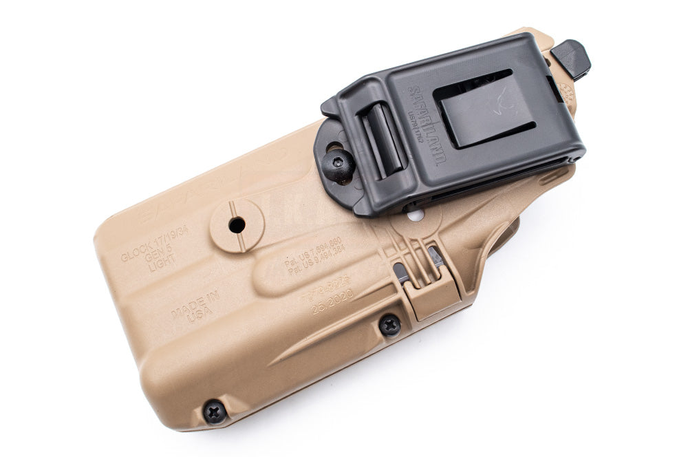 Safariland Model 7379 8325 ALS Holster for Glock 17 Gen 1-5 with SF X300 / M3 / TLR-1 Flashlight-Dark Earth ( DE )