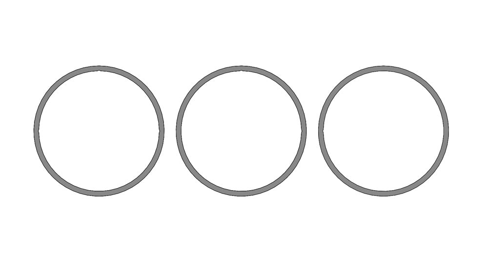 Alpha Pipe Tube Cap & Barrel Nut Precision Washers ( 0.05, 0.1, 0.2 ) for M4 Series PTW