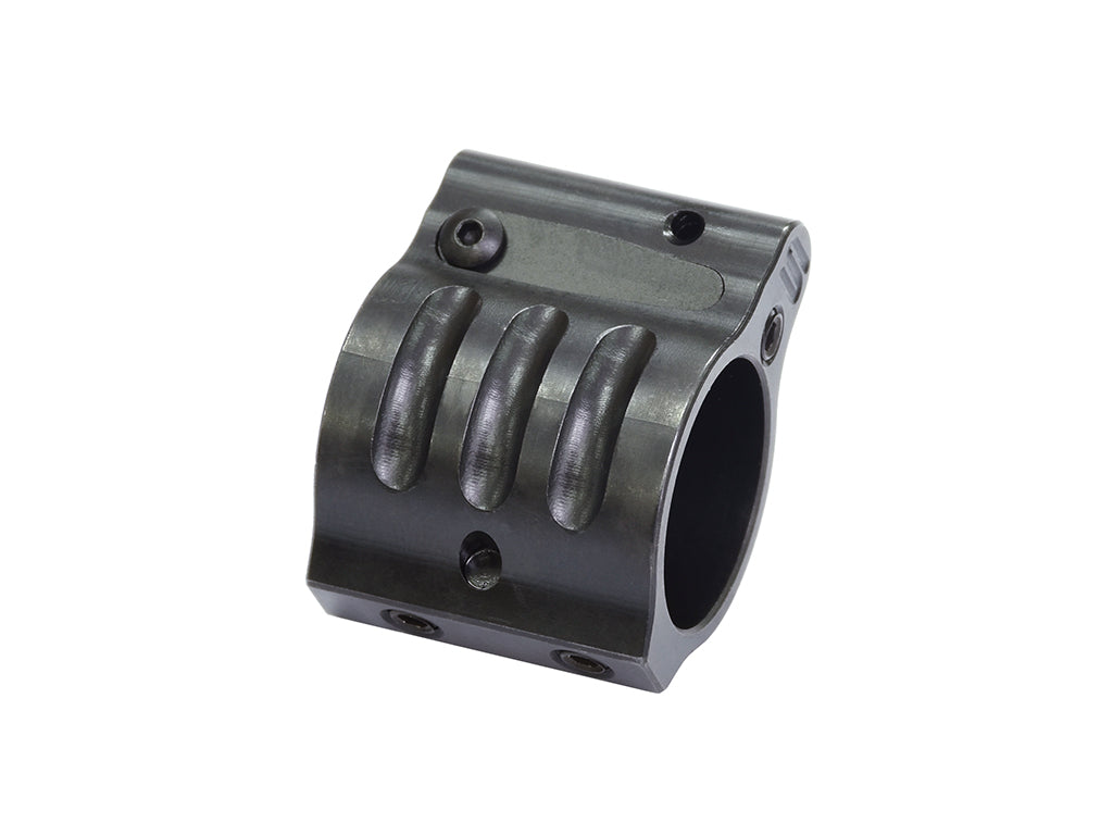 SLR Dummy Gas Block 0.75" for Airsoft ( Melonite QPQ Black / Silver )-Silver