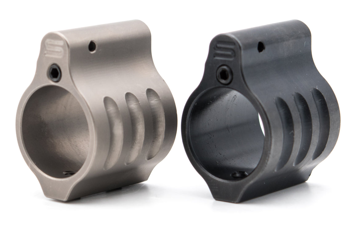 SLR Dummy Gas Block 0.75" for Airsoft ( Melonite QPQ Black / Silver )-Silver