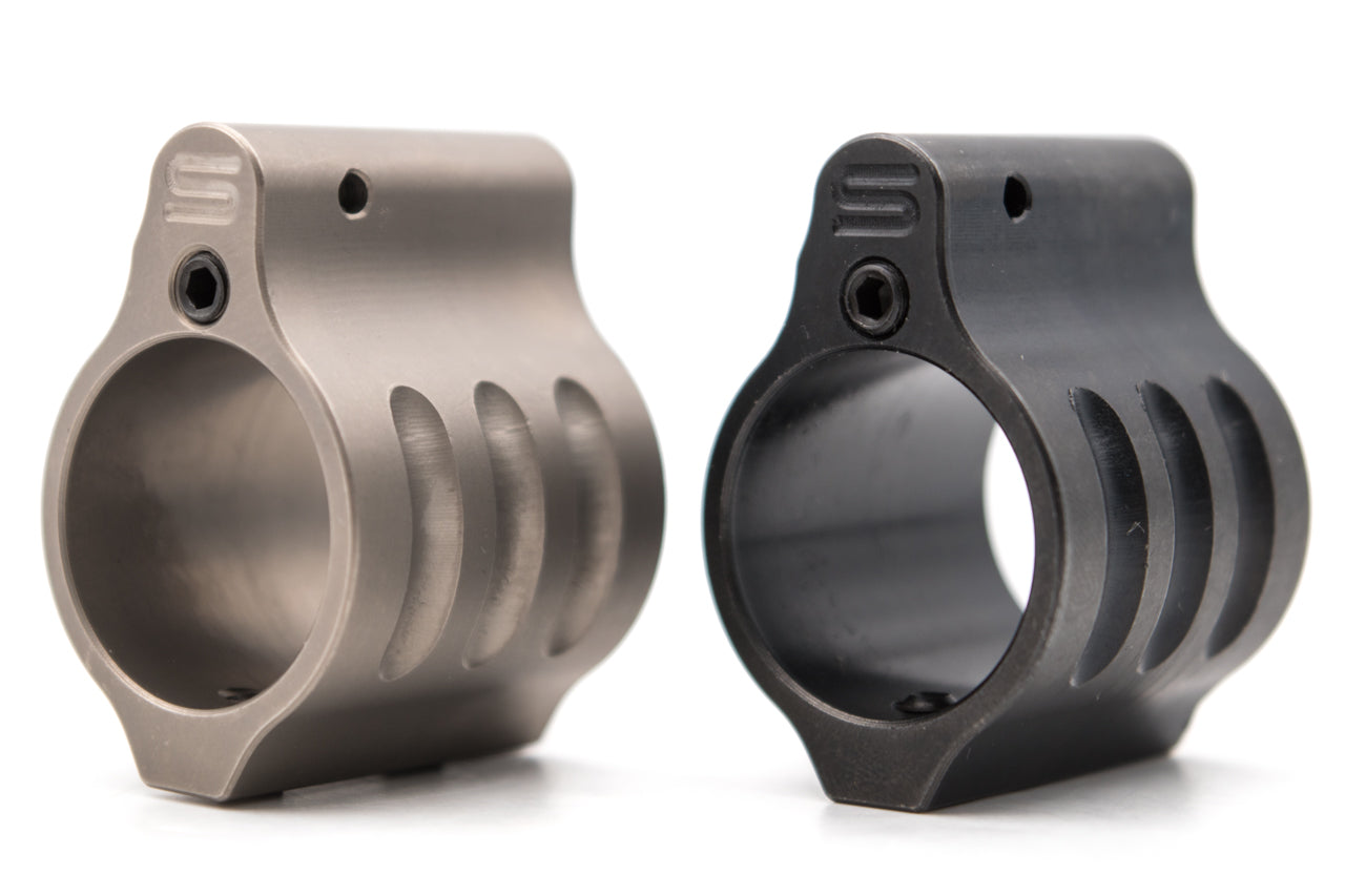 SLR Dummy Gas Block 0.75" for Airsoft ( Melonite QPQ Black / Silver )-Silver