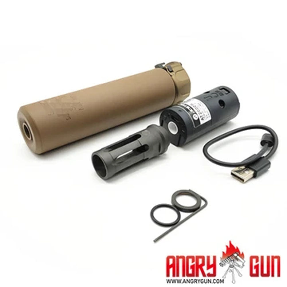 Angry Gun SOCOM 416 Dummy Suppressor / Barrel Extension w/ AT2000R Tracer ( BK / DE )