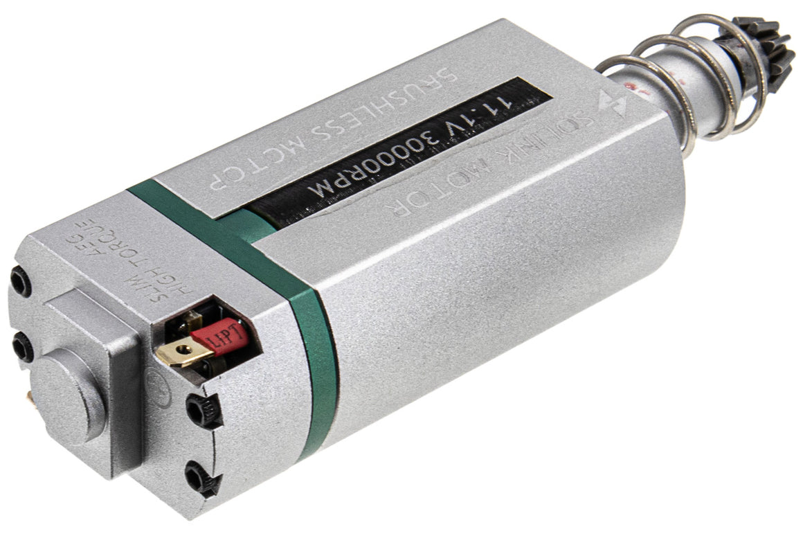 Solink Motor Brushless Slim High Torque 11.1V 30000RPM Long Axle Motor for AEG ( DJ-004-L )