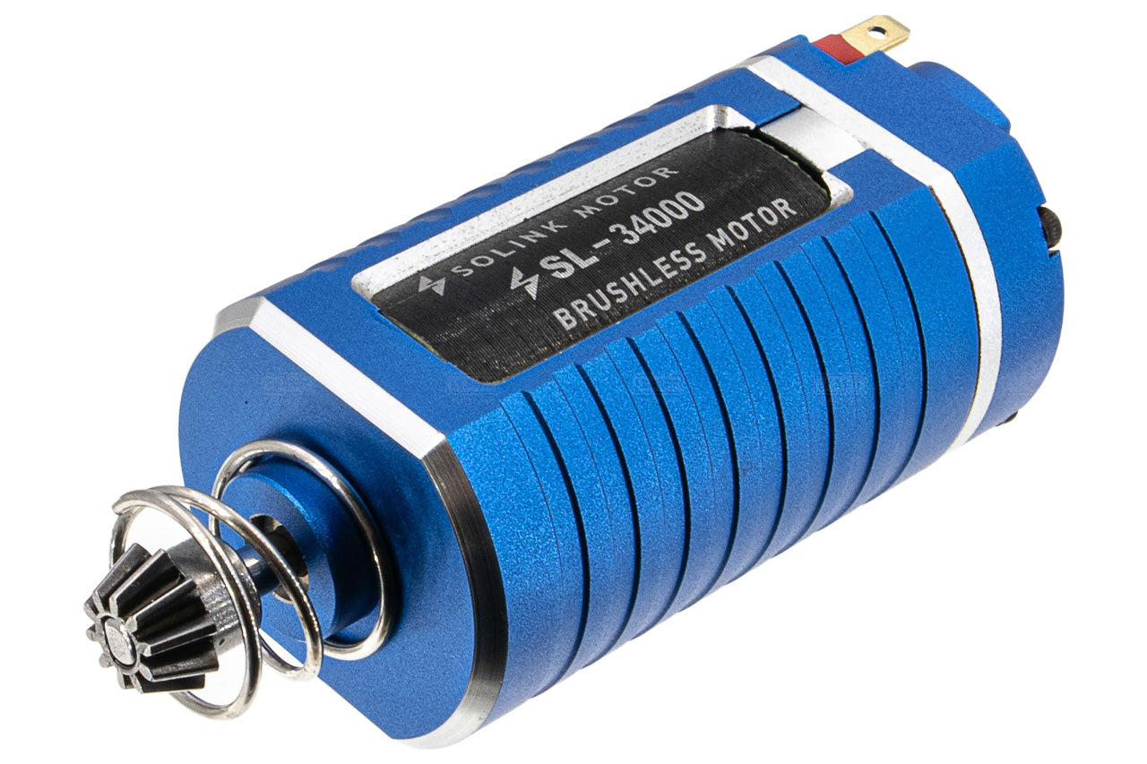 Solink Motor SX-1 Brushless High Speed Super Torque 11.1V 34000RPM Short Axle Motor for AEG ( DJ-001-S ) ( Blue )