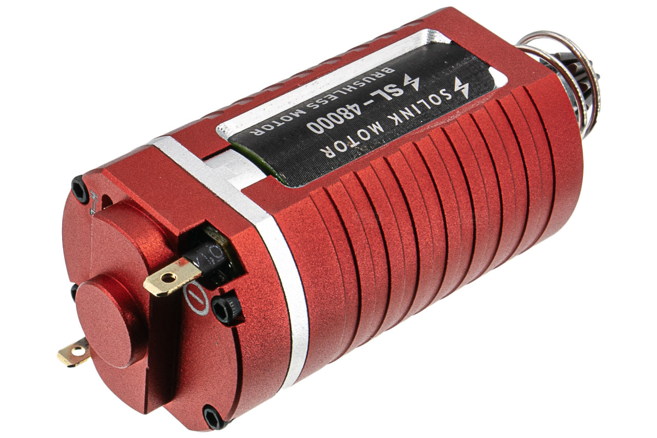 Solink Motor SX-1 Brushless High Speed Super Torque 11.1V 48000RPM Short Axle Motor for AEG ( DJ-003-S ) ( Red )