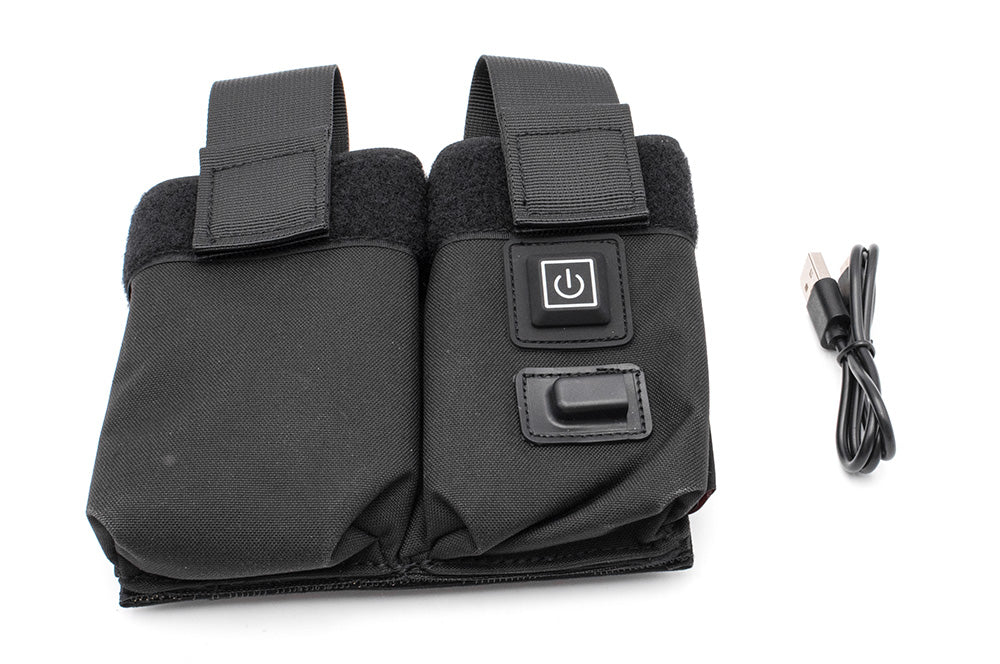 Soetac Warmer Preheat Function Double M4 / AR Double Magazine Pouch-Tan