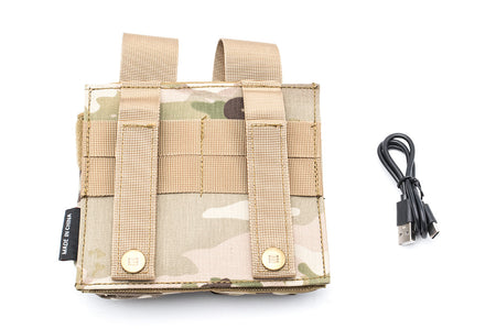 Soetac Warmer Preheat Function Double M4 / AR Double Magazine Pouch-Tan