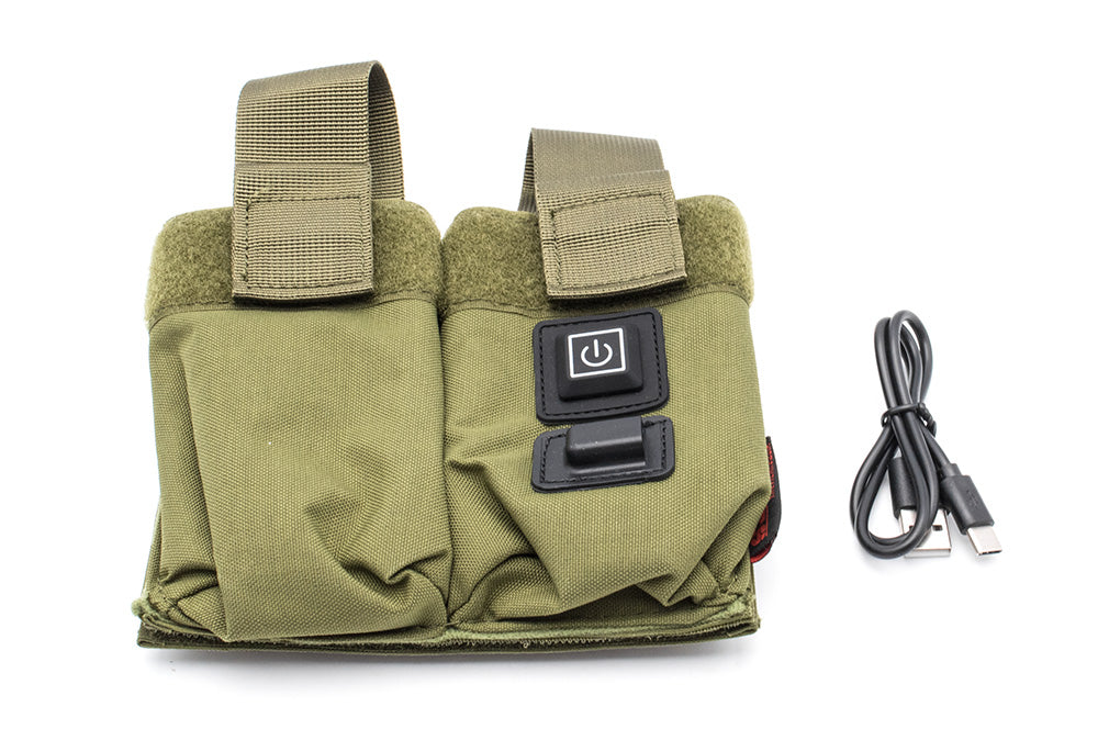 Soetac Warmer Preheat Function Double M4 / AR Double Magazine Pouch-Tan