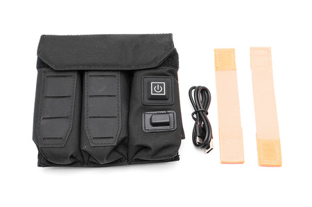 Soetac Warmer Preheat Function Pistol Triple Magazine Pouch-Grey
