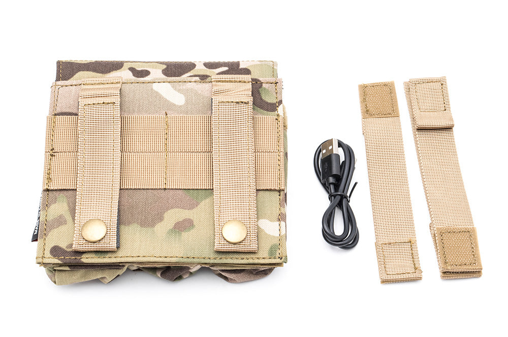 Soetac Warmer Preheat Function Pistol Triple Magazine Pouch-Grey