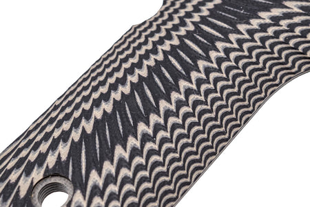 SRC CNC G10 Grip "S" Ops Texture Panel Set For SR92 GBBP Series ( BK )