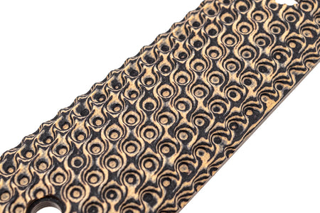 SRC CNC G10 Grip Full Size Texture Panel Set For Marui TM 1911 GBBP Series ( Delta Grey )