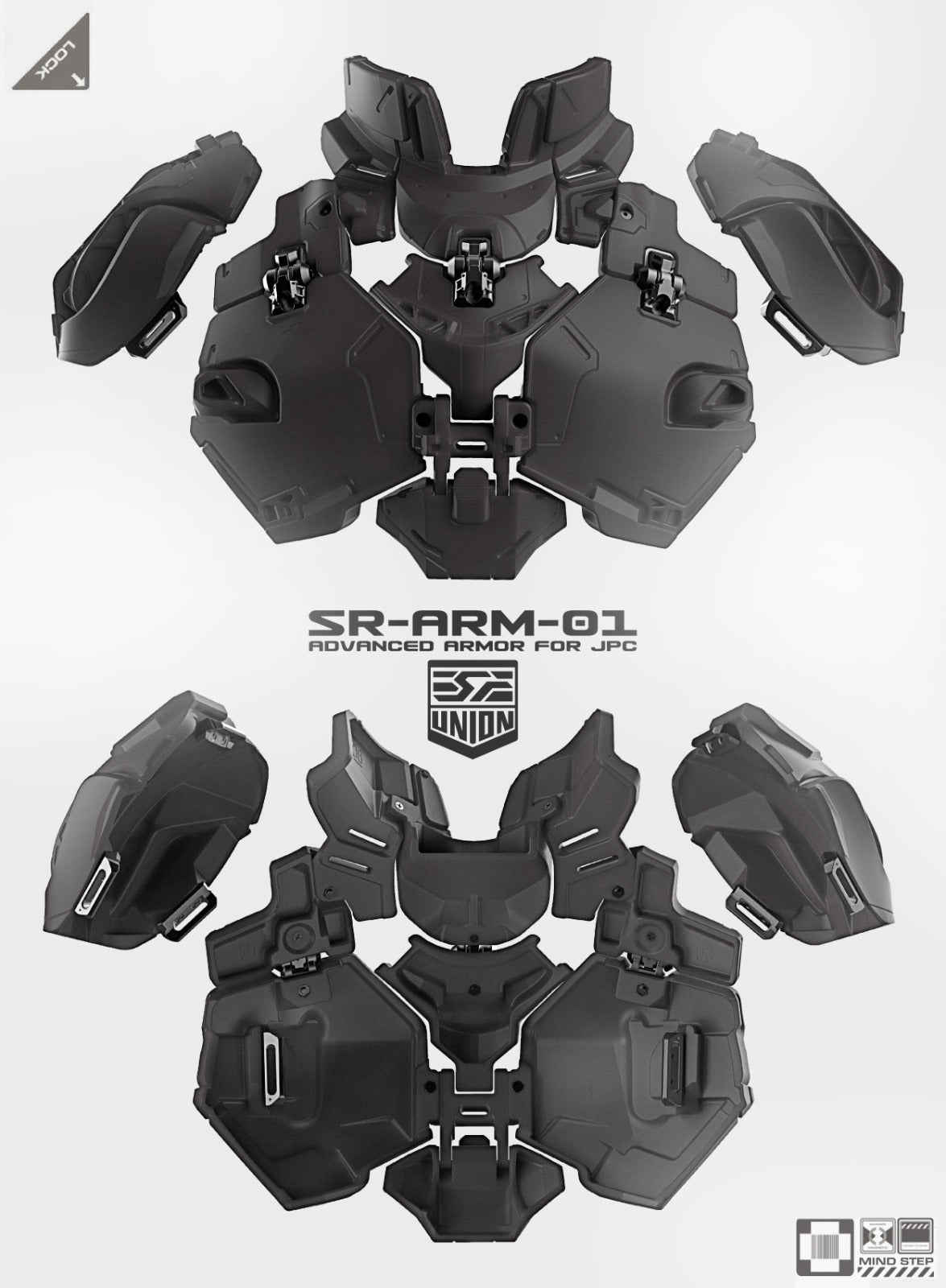 SRU Tactical Armor Kit for JPC Vest ( Black / Tan / OD / Grey / Pink / White )-Pink