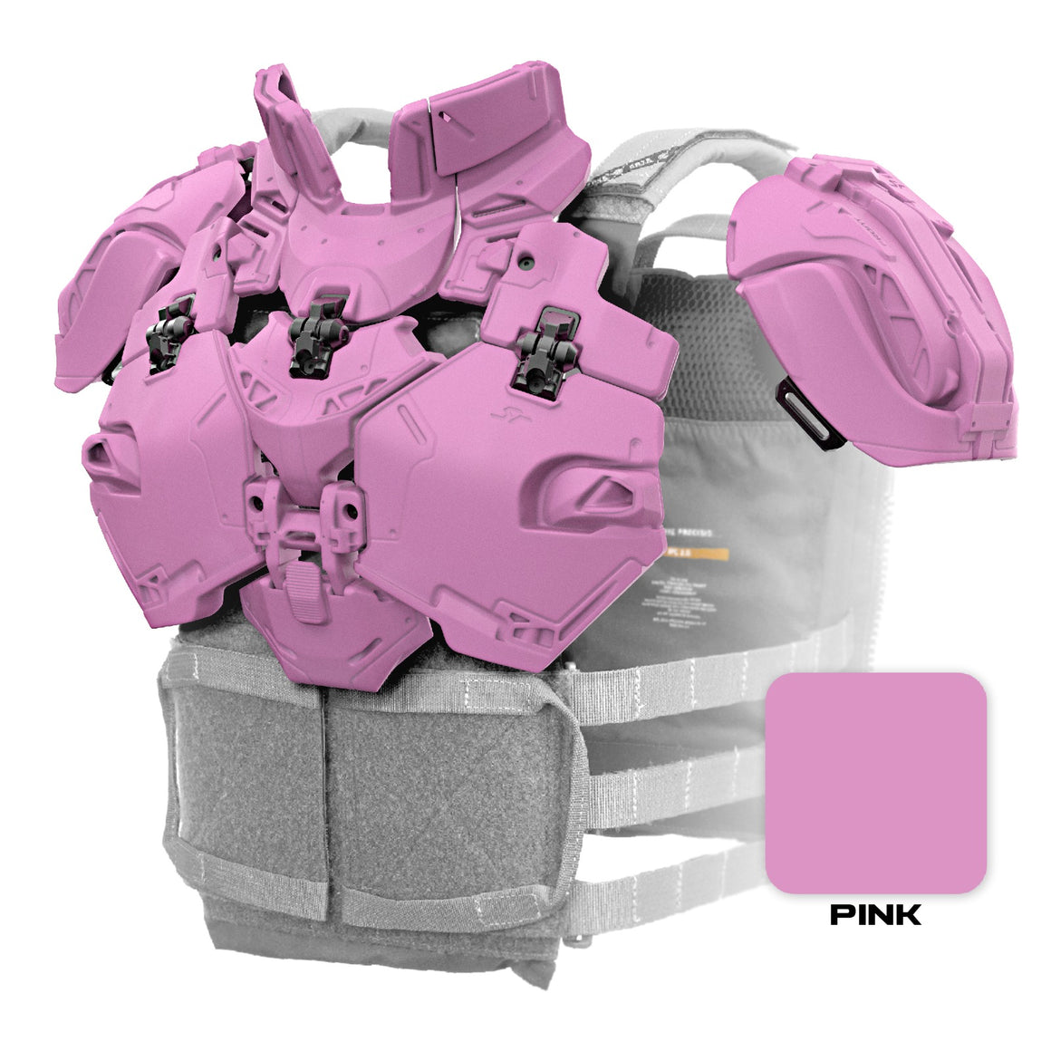 SRU Tactical Armor Kit for JPC Vest ( Black / Tan / OD / Grey / Pink / White )-Pink