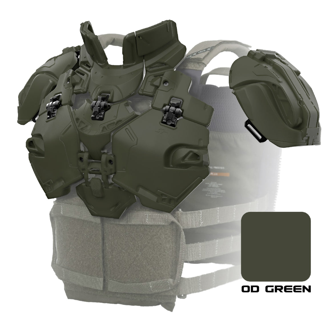 SRU Tactical Armor Kit for JPC Vest ( Black / Tan / OD / Grey / Pink / White )-Pink