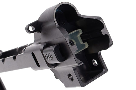 Bow Master x GMF 5 Position Buttstock & Picatinny Rail M1913 20mm Stock Adapter for UMAREX / VFC HK53 MP5 GBB Series & TM MP5A5 Next Gen AEG Series